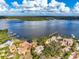 Stunning aerial view of waterfront homes at 7825 Manasota Key Rd, Englewood, FL 34223