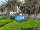 Community signage for nearby Venice Beach access and amenities at 864 Bird Bay Way # 195, Venice, FL 34285