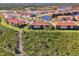 Aerial view of community, showcasing homes and landscape at 10039 Crooked Creek Dr # 203, Venice, FL 34293