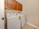 Convenient in-unit laundry room with full-size washer and dryer at 157 Tampa E Ave # 807, Venice, FL 34285