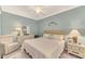 King-size bedroom with light walls and ample closet space at 17118 Vardon Ter # 202, Bradenton, FL 34211