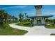 Restful gazebo and walking path in community park at 19279 Jacinda St, Venice, FL 34293