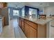 Spacious kitchen with granite countertops and stainless steel appliances at 19279 Jacinda St, Venice, FL 34293