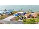 Aerial view of waterfront homes and properties at 227 Bahia Vista Dr, Englewood, FL 34223