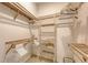 Large walk-in closet with ample shelving and hanging space at 275 Royal Oak Way, Venice, FL 34292