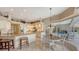 Spacious kitchen featuring stainless steel appliances and granite countertops at 275 Royal Oak Way, Venice, FL 34292