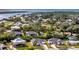 Aerial view of a residential neighborhood near the water at 3436 Santa Clara Dr, Punta Gorda, FL 33983