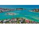 Aerial view of waterfront homes and waterways at 3667 Yellow Pine Ct # 149, Sarasota, FL 34238