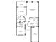 2-bedroom, 2-bathroom floor plan with open living and kitchen areas at 3667 Yellow Pine Ct # 149, Sarasota, FL 34238