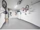 Garage with bikes hanging on wall and extra storage space at 3667 Yellow Pine Ct # 149, Sarasota, FL 34238