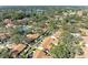 Aerial view of community with numerous villas and lush landscaping at 4417 Park Lake N Ter, Bradenton, FL 34209