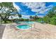 Relaxing community pool and spa area with lounge chairs at 4417 Park Lake N Ter, Bradenton, FL 34209