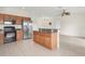 Kitchen with stainless steel appliances and granite countertops at 5198 Layton Dr, Venice, FL 34293