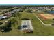 Aerial view of community bocce ball court at 6297 Drucker Cir, Port Charlotte, FL 33981