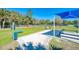Dog park with shaded seating and agility equipment at 11539 Okaloosa Dr, Venice, FL 34293