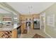 Eat-in kitchen with stainless steel appliances and granite countertops at 13540 Dibella Ave, Port Charlotte, FL 33981
