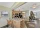 Kitchen with granite countertops and a breakfast bar at 13540 Dibella Ave, Port Charlotte, FL 33981