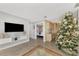 Open living space with a view of bedroom and kitchen at 13540 Dibella Ave, Port Charlotte, FL 33981