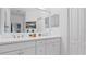 Clean double vanity bathroom with modern finishes at 287 Cassano Dr, Nokomis, FL 34275