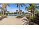 Enjoy this community pool with lounge chairs at 287 Cassano Dr, Nokomis, FL 34275