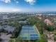 Aerial view of tennis courts and pickleball courts at 752 Pine Run Dr, Osprey, FL 34229