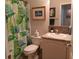 Clean bathroom with single sink vanity and shower/tub at 813 Stymie Pl # 426, Venice, FL 34285