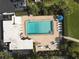 Inviting community pool with surrounding patio at 8635 Midnight Pass Rd # 405C, Sarasota, FL 34242