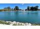 Scenic view of a boat passing by a tranquil waterway at 12313 Amica Loop, Venice, FL 34293