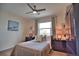 Bright bedroom with a comfortable bed and plenty of closet space at 140 Maraviya Blvd, Nokomis, FL 34275