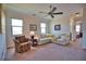 Relaxing loft with sectional sofa and large TV at 140 Maraviya Blvd, Nokomis, FL 34275