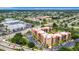 Aerial view of building and surrounding neighborhood at 21405 Olean Blvd # 404, Port Charlotte, FL 33952