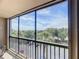 Enjoy relaxing views from this condo's balcony at 21405 Olean Blvd # 404, Port Charlotte, FL 33952