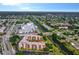 Wide aerial view of building, waterways and neighborhood at 21405 Olean Blvd # 404, Port Charlotte, FL 33952