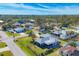 Aerial view of a residential area near the ocean at 5221 Lemon Bay Dr, Venice, FL 34293