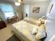 Cozy bedroom with twin beds and a desk at 727 Blackburn Blvd, North Port, FL 34287
