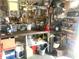 Well-equipped workshop with various tools and storage at 727 Blackburn Blvd, North Port, FL 34287
