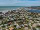 Wonderful aerial shot of a home located near the beaches and bay with stunning water views at 705 Armada N Rd, Venice, FL 34285