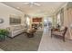 The community room is a great place to gather, featuring comfortable seating and a coffee bar and kitchen at 11601 Parrotfish St, Venice, FL 34292