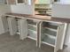 Kitchen storage with white cabinets, pink countertops, and lots of space at 232 Saint Augustine Ave # 704, Venice, FL 34285