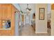 Spacious kitchen with stainless steel appliances and light-colored countertops at 1815 Killdeer Ct, Venice, FL 34293