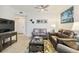 Comfortable living room with stylish furnishings and decor at 5800 Sabal Trace Dr # 501, North Port, FL 34287