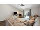 Inviting living room with comfortable seating and a sliding glass door to the patio at 2949 Jaylene Rd, North Port, FL 34288