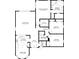 Detailed floorplan showcasing the layout, dimensions, and features of the property at 107 Corte Del Rosa, Venice, FL 34285