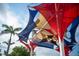 Colorful shade structure providing a comfortable gathering space in Downtown Wellen Park at 11571 Gleaming Ter, Venice, FL 34293