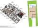 Detailed floor plan of a residence showing the layout of bedrooms, living areas, garage, and pool at 14724 Ponce De Leon Trl, Port Charlotte, FL 33981