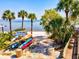 Kayaks available for rent near the waterfront, providing an opportunity to explore the waterways and enjoy water activities at 14724 Ponce De Leon Trl, Port Charlotte, FL 33981