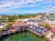 Charming Tiki Bar with waterfront seating, a tropical ambiance, and scenic ocean views for a relaxed dining and socializing experience at 14724 Ponce De Leon Trl, Port Charlotte, FL 33981