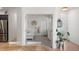View from dining area of the Bedroom with white furniture and decor at 11915 Tempest Harbor Loop, Venice, FL 34292