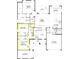 Detailed floor plan highlighting the layout of a 1st-floor living space and guest suite at 19836 Bridgetown Loop, Venice, FL 34293