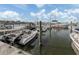 The marina offers deep water access for various vessels, enhancing the waterfront living experience of this condo at 501 Tamiami N Trl # 502, Venice, FL 34285